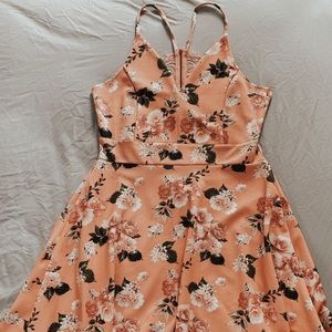 Pink Floral Sundress